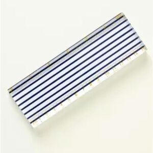 Anthropologie NWT Lizzy Glass Ruler